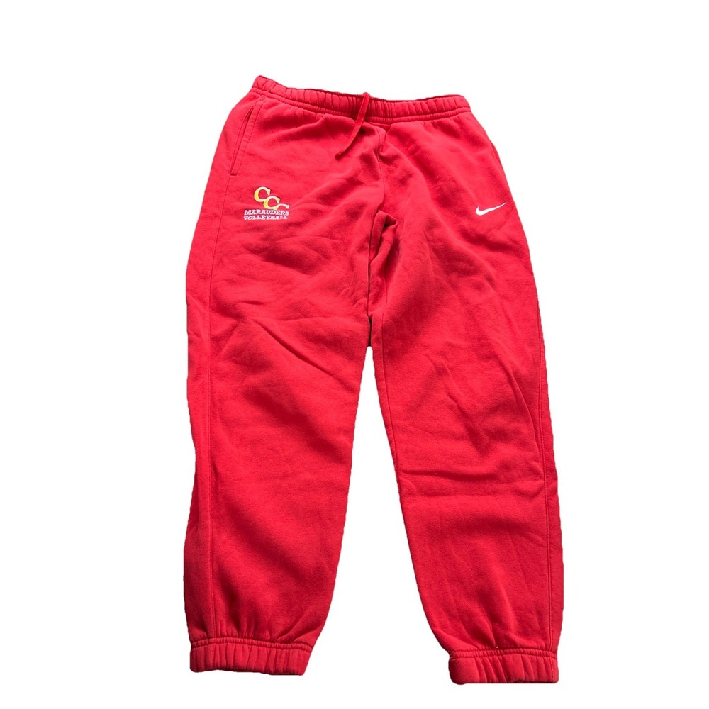 Nike Joggers Sweatpants Women's Medium Red Marauders Volleyball